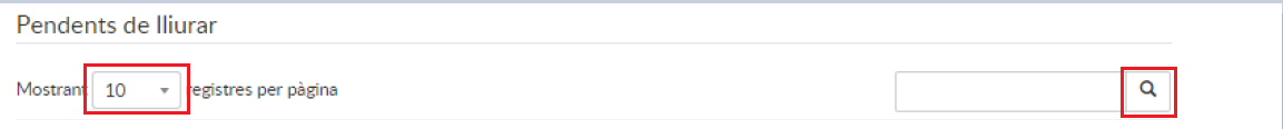 Filter to search for request
